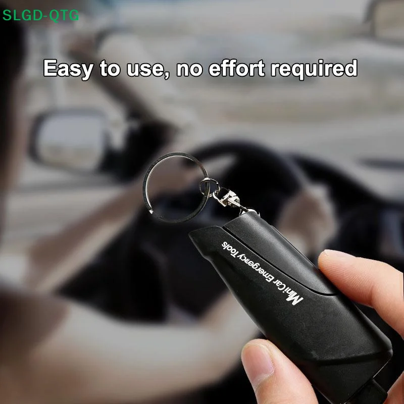 NEW Car Window Breaker, Keychain, Seat Belt Cutter, 3-in-1 Glass Breaker And Seat Belt Cutter, Car Emergency Escape Tools