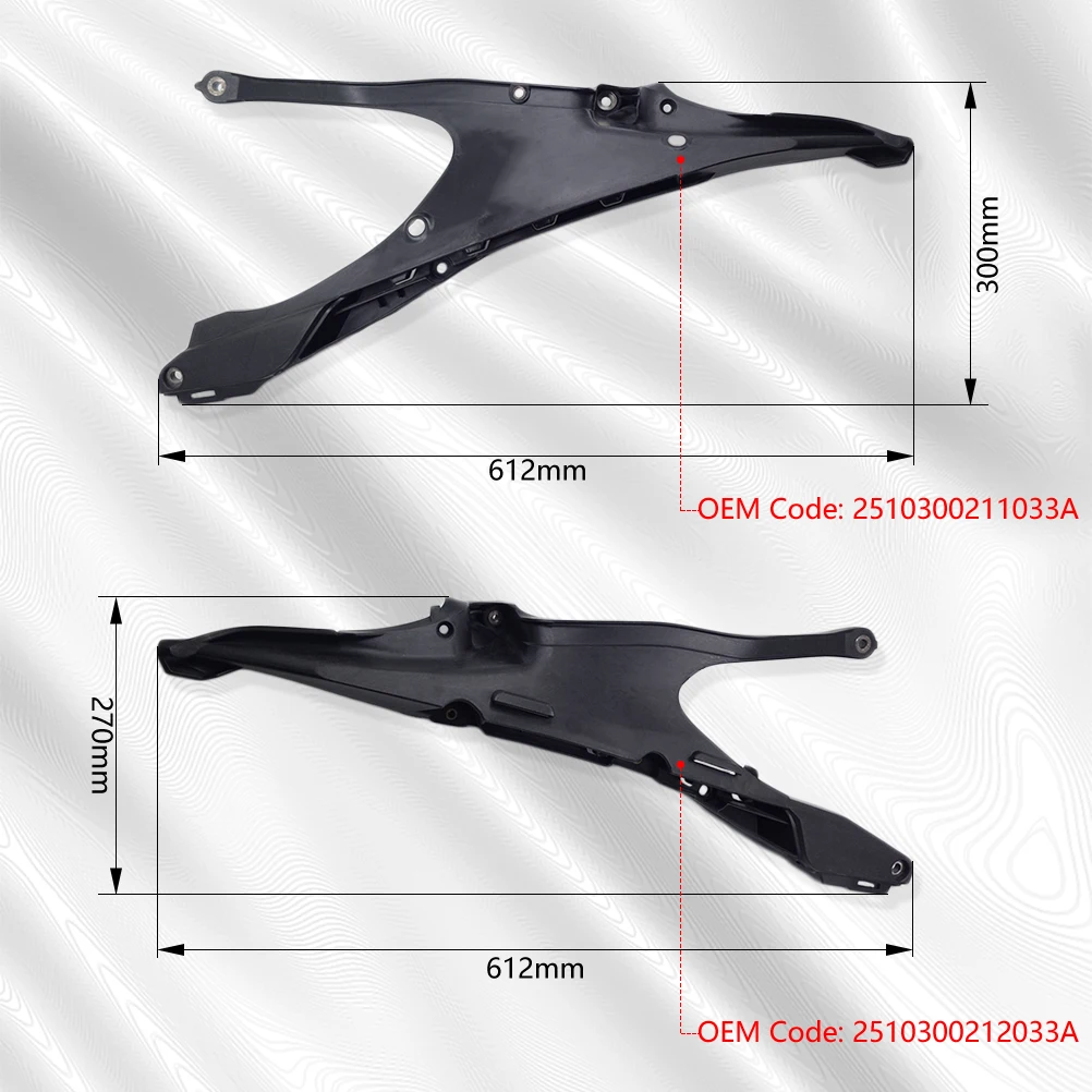 OTOM 2019-2023 Motorcycle Strengthen Subframe Rear Seat Support Frame Tailstock Bracket For HUSQVARNA FC FE FS FX TC TE TX Bikes