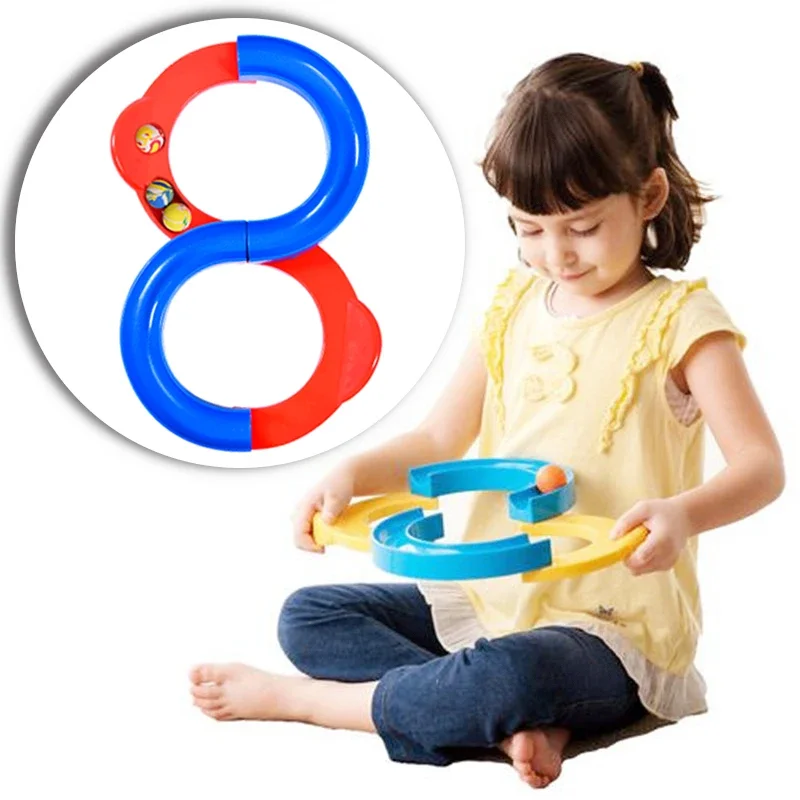 Fun Montessori kid  toys Track motion Ball Sense Training Equipment To Develop Patience Training Children Birthday gift