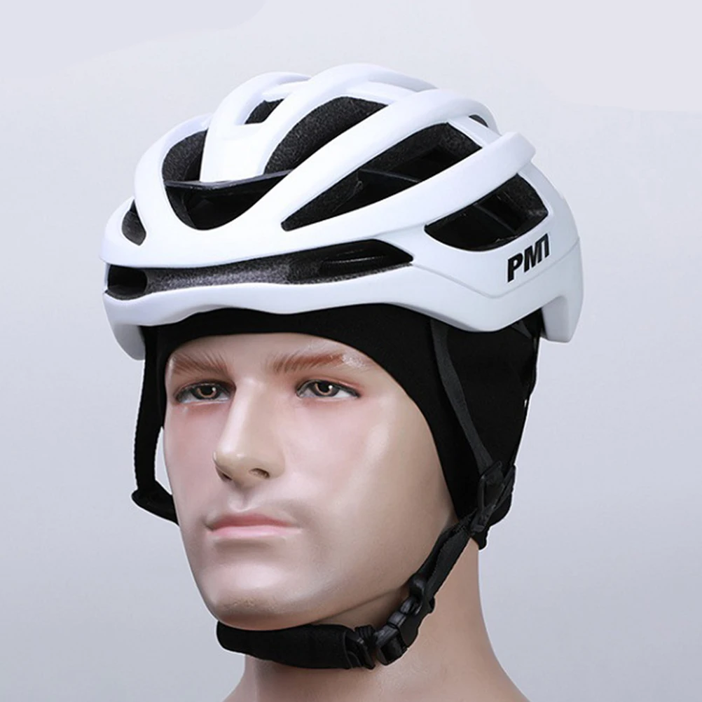 

Polyester Warm Earmuffs Hat for Bike Lightweight Windproof Water Resistant Caps UnderHelmet Cap Cycling Visor Beanie B