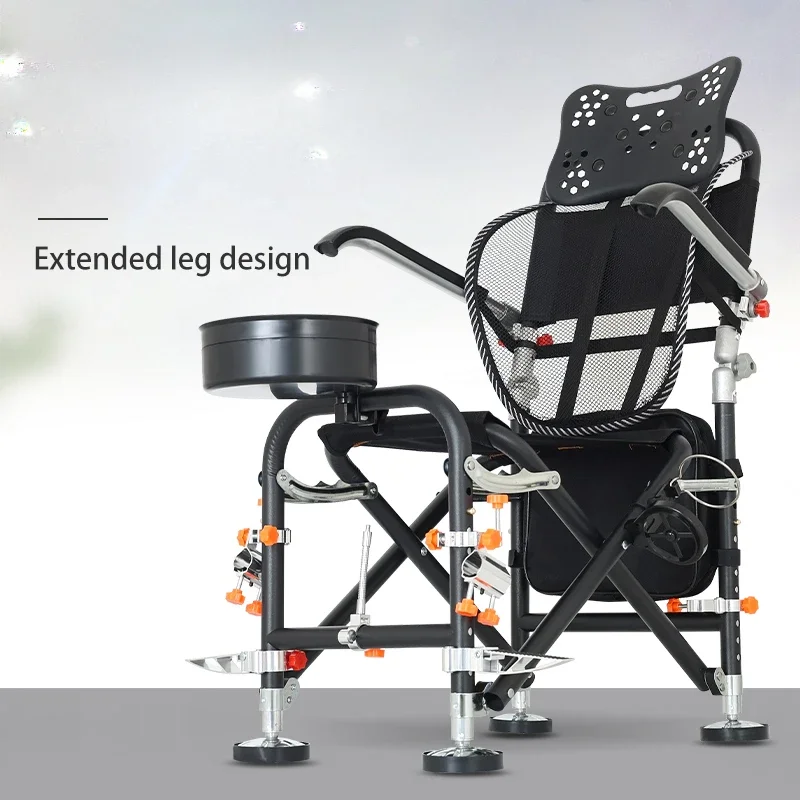 

European Style Multifunction Fishing Chairs Modern Portable Fold Tourist Fishing Chairs Camp Out Outdoor Furniture Sedia FYFC