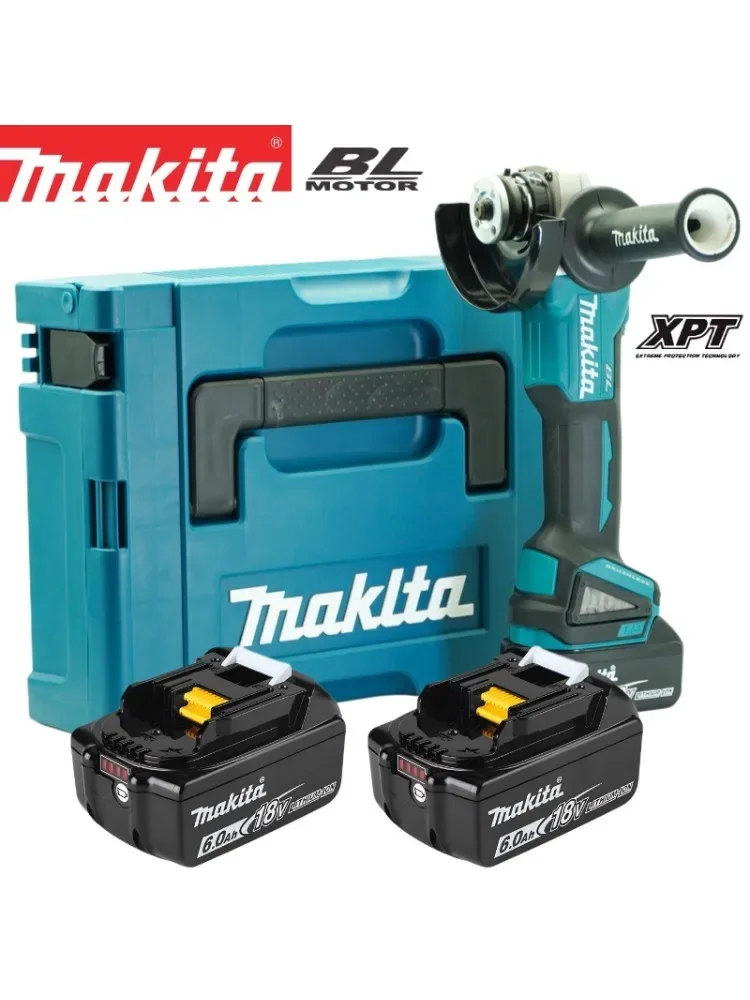 Makita 18V 125mm DGA404 Borstelloze Elektrische Haakse Slijper High Power Oplaadbare Lithium Snijden Polijstmachine - afbeelding 2