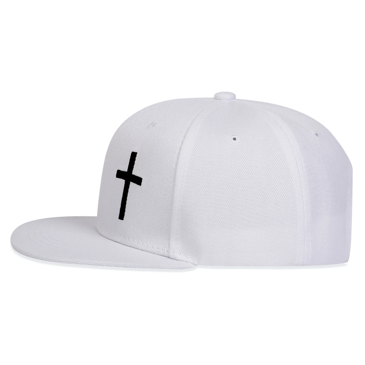 Unisex Cross Embroidery Hip-hop Hats Spring Autumn Outdoor Adjustable Casual Baseball Caps Sunscreen Hat