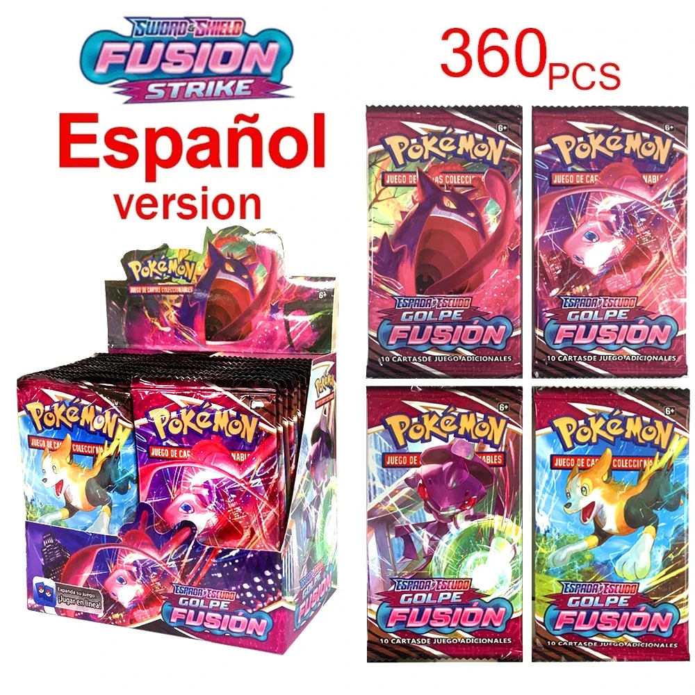 Hiszpańska wersja Pokémon TCG: Voltaje Vivio Mentes Unidas Booster Box Pokemon Cards Box Energy Kolekcjonerska karta