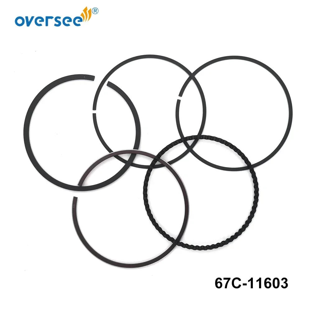 

893525A01 Piston Ring Set STD For Mecury Outboard Motor Mercruiser Quicksilver 30-60HP ;39-893525A01