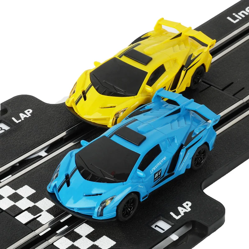 2pcs Slot Car Toy Scalextric Accesorios Electric Set Racing 1/43 1 43 Scale Go For Compact Scx RC Railway Track