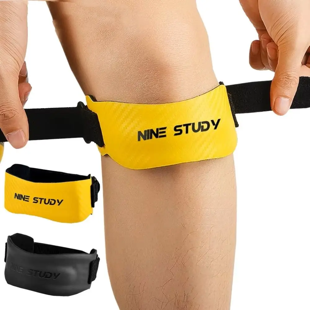 

1 Pair Bidirectional Adjustable Patella Knee Brace Soft Comfortable Patella Protect Band Professional Damping Sports Knee Brace
