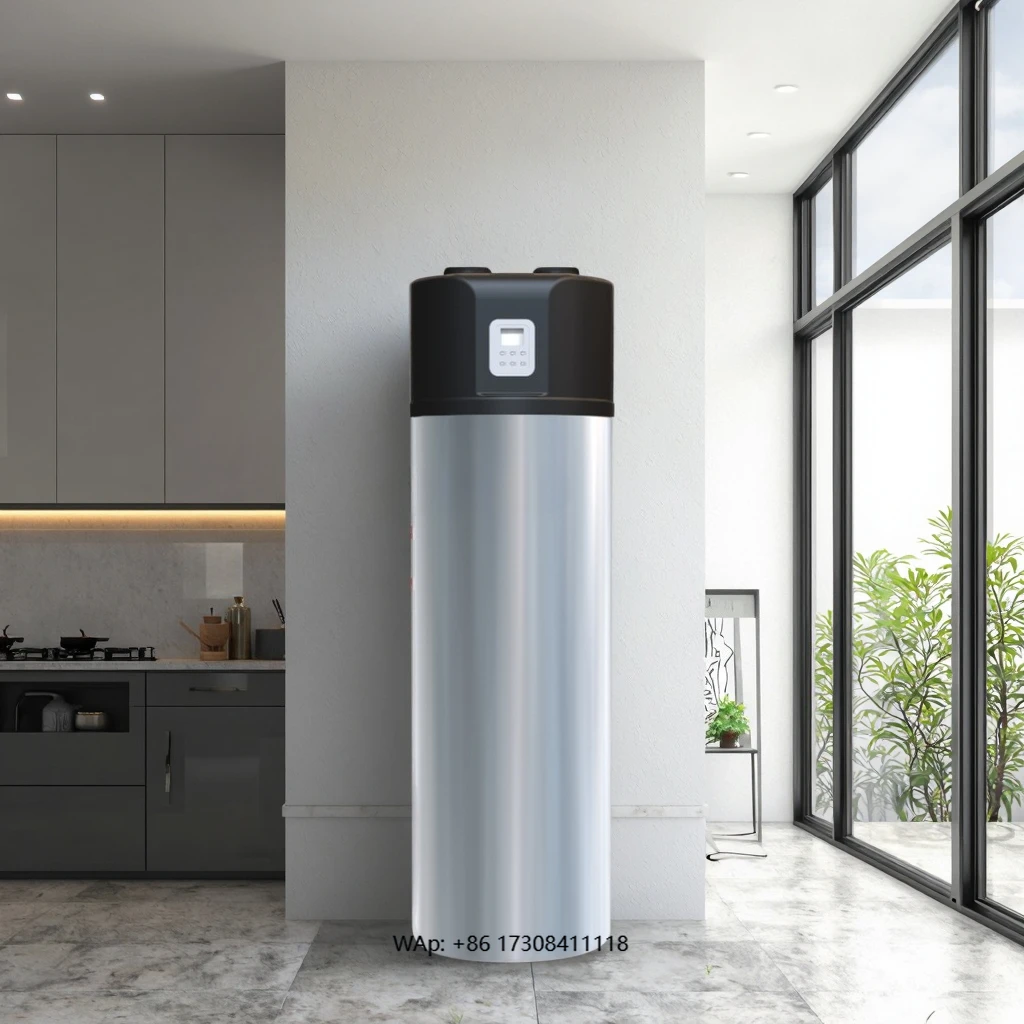 

200L Wi-Fi Controlled All-in-One Electric Heat Pump Water Heater Solar PV Direct Drive R290 Heat Pump