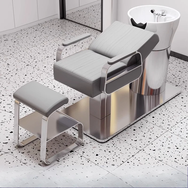 new Head Massage Shower Shampoo Chairs Beauty Makeup Lounge Comfort Shampoo Chairs Artifact Adult Furniture Salon Stoelek