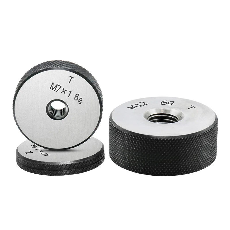 M1.0-M1.8 Metric Thread Ring Gauge Set | 6g/6h Precision Go/No-Go Gage | for Small Thread Verification