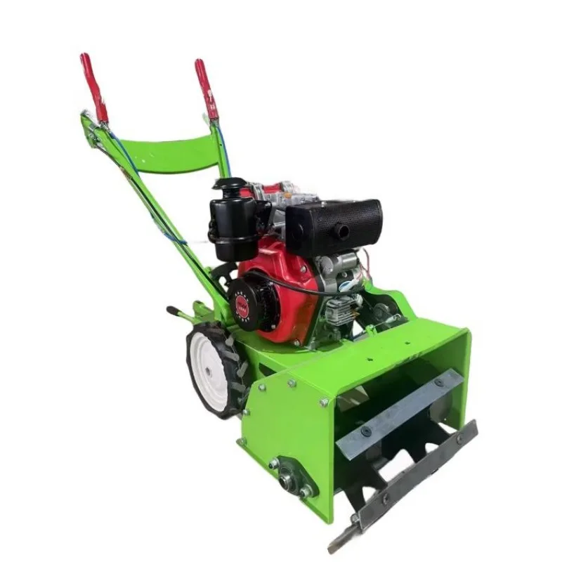 Small agricultural cultivated land machine 170 crawler chain roller trenching plough machine