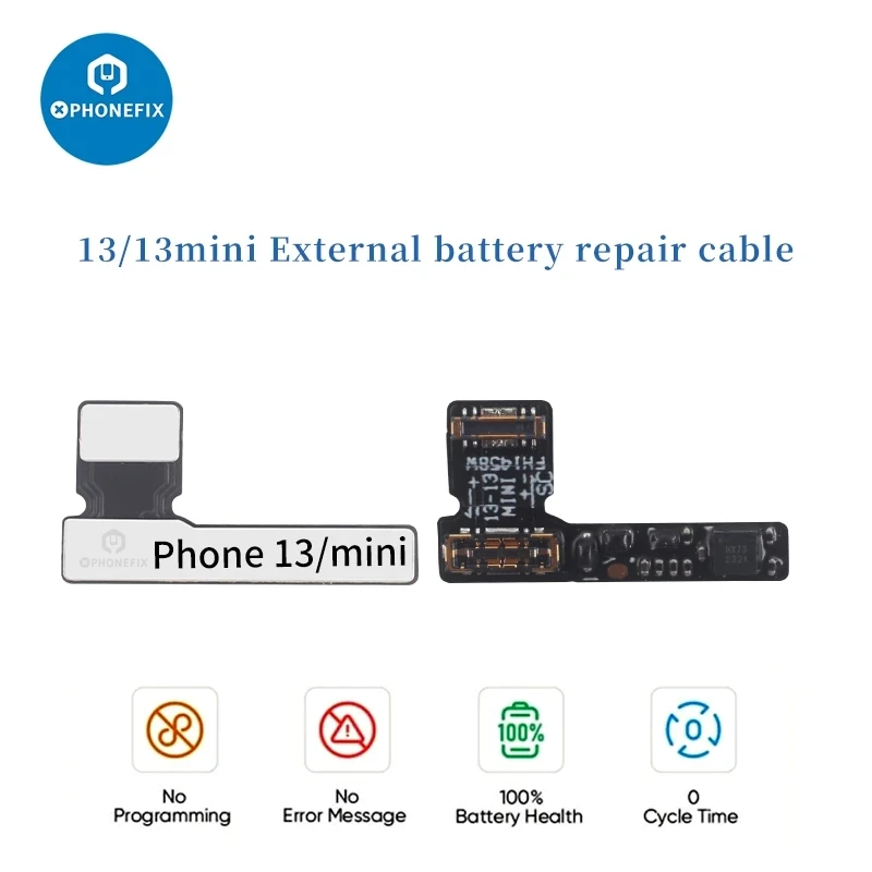 Pre-Programming External Battery Flex Cable Unlock the Solution for Non-Genuine Battery Message on iPhone 11 12 13 14 15Pro Max