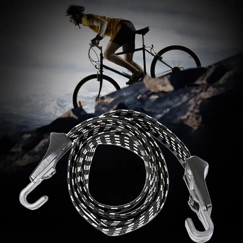 Cm corda elastica per bagagli bicicletta bici ganci per ciclismo cinghie per fasciatura scatola per cintura Carry Packing Rope Tie Equipment