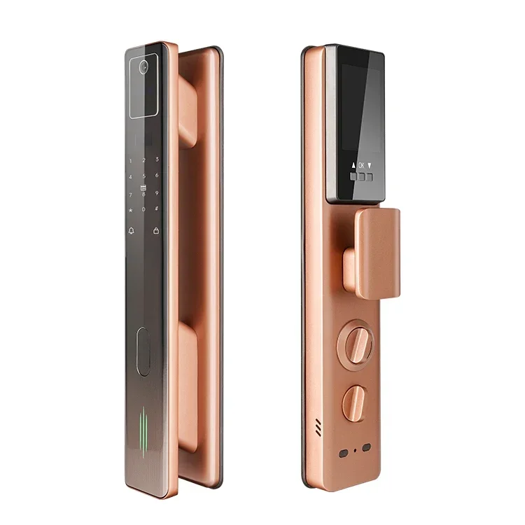 004 Wifi Smart Lock With Camera 3D Face Recognition Digital Door Lock Fingerprint Smartlock Automatic Smart Lock