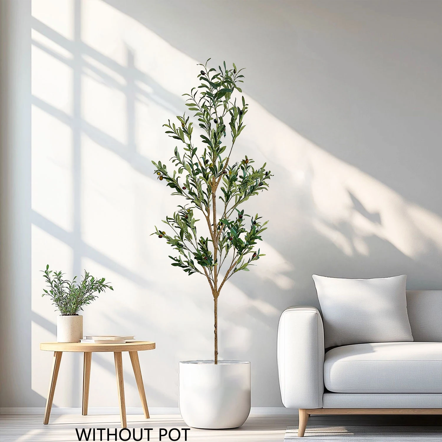 120-180CM Large Artificial Olive Plant tree Branch Fake plant Ornament indoor outdoor Faux Plant for Home Garden room decoration