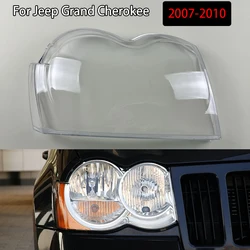 For Jeep Grand Cherokee 2007-2010 Headlight Shade Transparent Lampshade Headlamp Cover Lamp Shell Headlights Lens