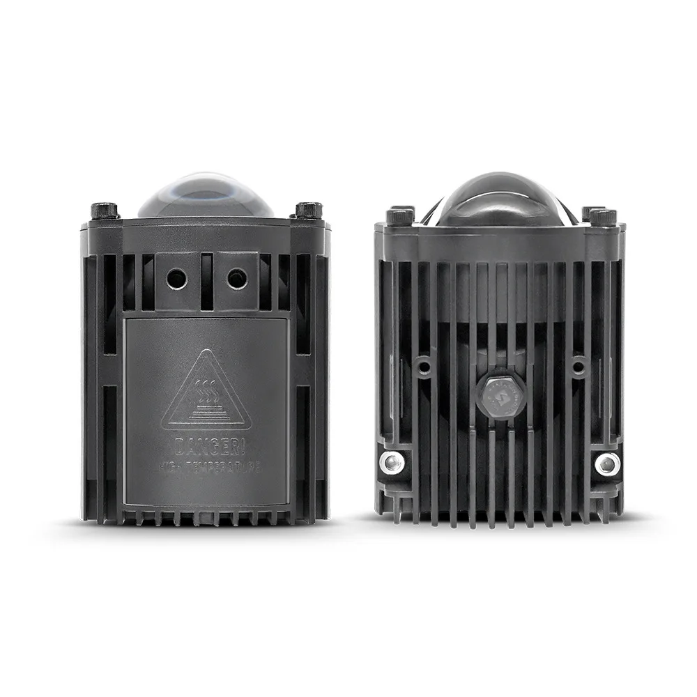 1.8 بوصة 100 واط مصفوفة ثنائية LED دراجة نارية المصباح مقاوم للماء مدفع صغير الأضواء 12-80 فولت اختراق اكسسوارات السيارات