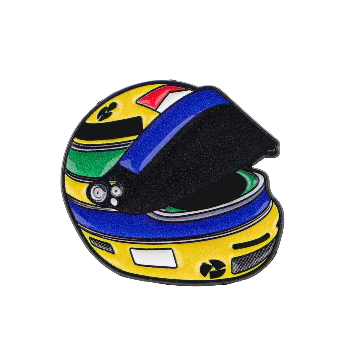 Cool Racing Helmet Lapel Pins for Backpack Brooch for Clothes Men Badges on Bag Women's Enamel Pin Jewelry Accessories