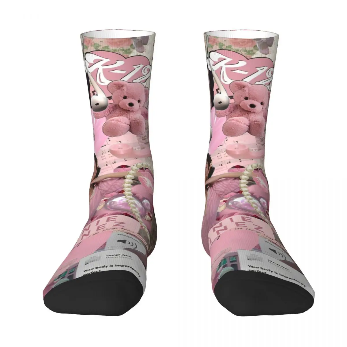 Melanie Martinez Pattern Socks Music Singer Harajuku Stockings Autumn Anti Bacterial Adults Men Socks