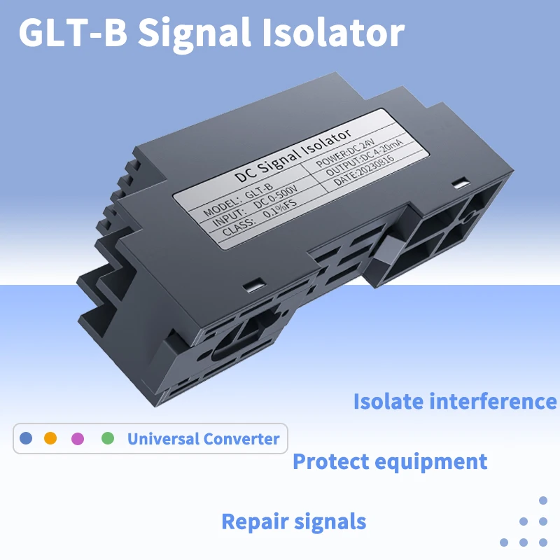 

Signal Converter 4-20mA 0-10mA 0-20mA to 0-10V 0-5V 1-5V Signal Isolator 4-20mA Analog Signal Converter