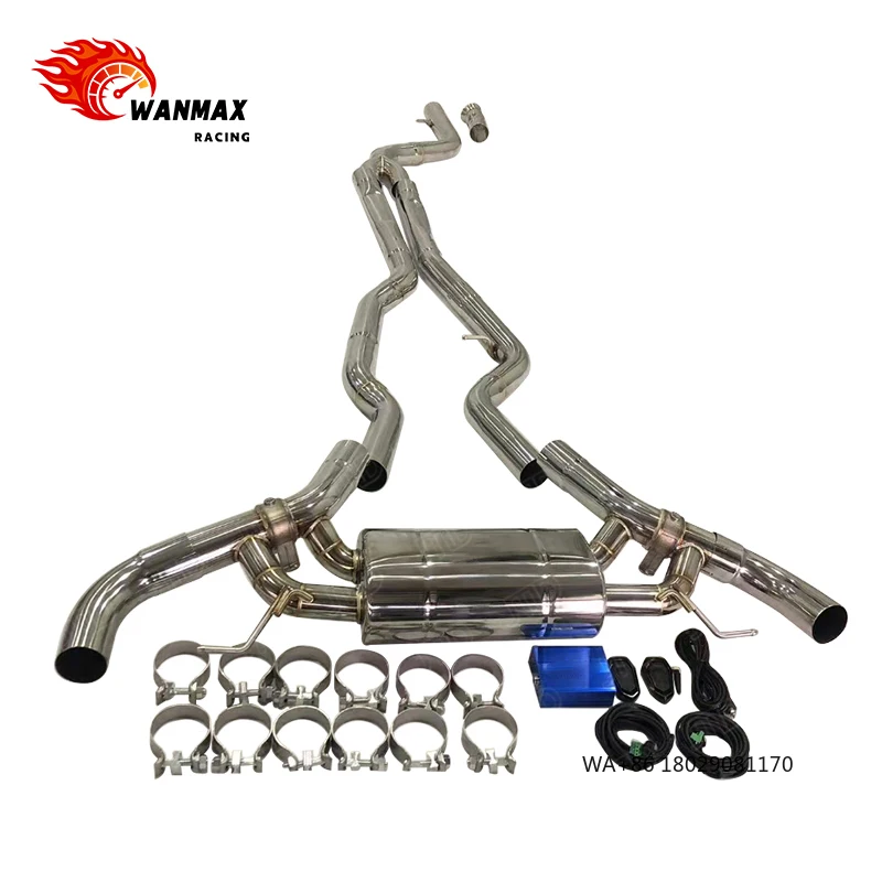 

High Performance Exhaust for G42 M240i Models Made of High Quality 304 Stainless Steel with Double Tips