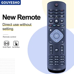 New RM-L1225 for Philips TV Remote Control 398GR8BD1NEPHH 47PFH4109/88 32PHH4009 40PFH4009 50PFH4009