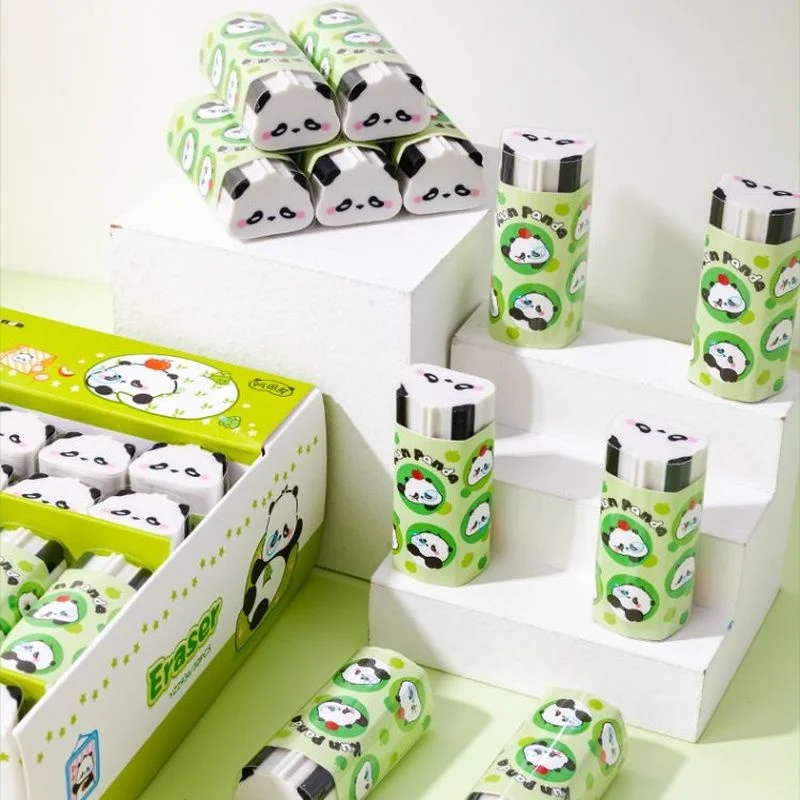 Iigen Stationery Kun Panda Style Rubber Cartoon Can Be Cut Wipe It Clean Pupil Kindergarten Prizes Originality Environmental Tpr