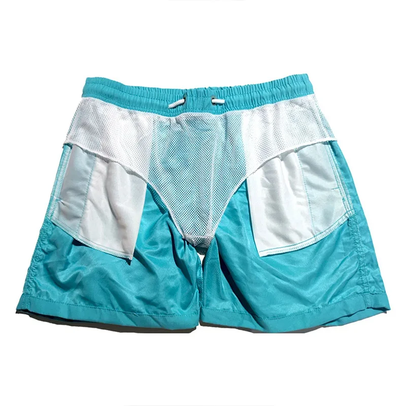 Summer Beach Shorts Men New Swim Trunks Quick Dry Board Shorts Breathable Drawstring With Pockets Surfing Beach Swimming Trunks