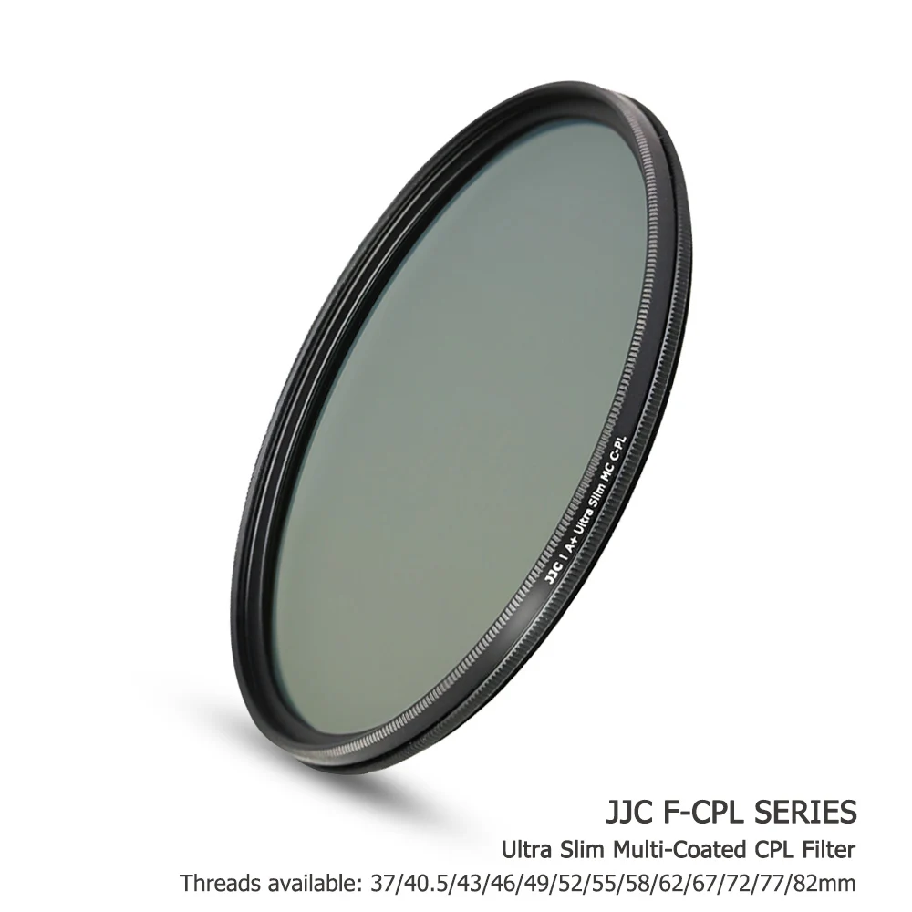 JJC Multi-Coated CPL Filter Optical Glass CPL Camera Lens Filter Circular Polarizer 37mm 49mm 52mm 55mm 58mm 62mm 67mm 72mm 77mm