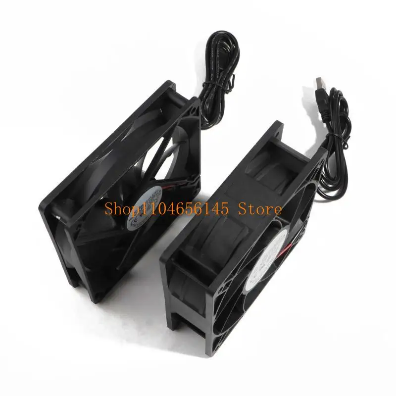5asd Quiet CPU Cooling Fan PC Radiator for DIY Cooling Router-Game Accessary USB Fans