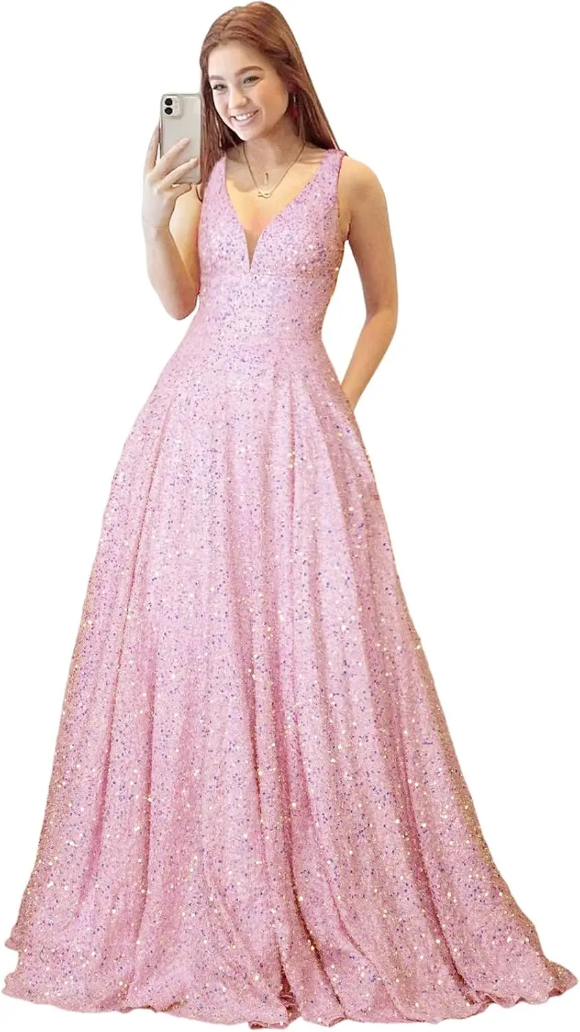 فستان حفلة موسيقية نسائي طويل 2025 مثير على شكل حرف V فستان سهرة على شكل حرف A فساتين حفلات عسكرية فستان سهرة