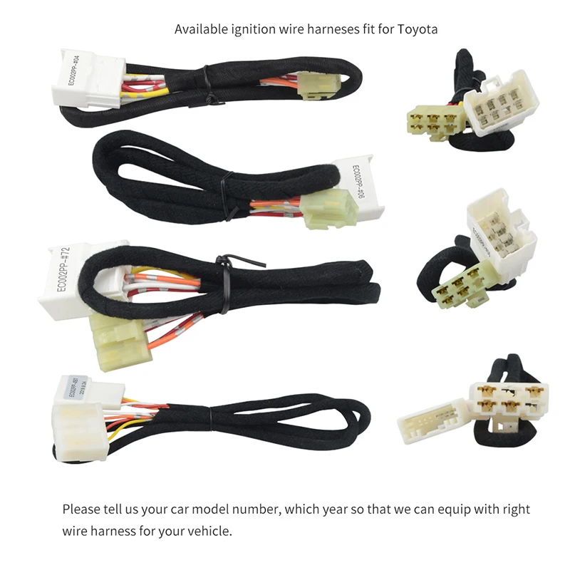 EASYGUARD Plug & Play złącze OBD pasujące do Toyota Sequoia 10-17 akcesoria do automatycznego uruchamiania push start stop przycisk alarmowy