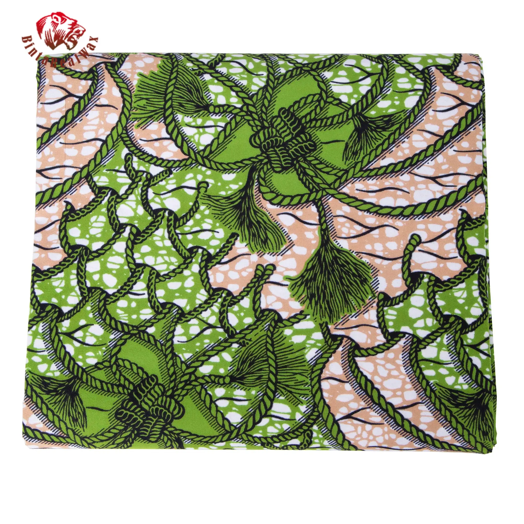 Africa Fabric BY The Yard Polyester Sewing Material High Quality 3/6 Yards Fabrics for Party Dress FP6717
