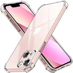 Luxury Shockproof Silicone Case For iPhone 15 14 Plus 13 12 Mini Pro Max X Xs XR 7 8 6 Plus Clear Soft Transparent Bumper Cover