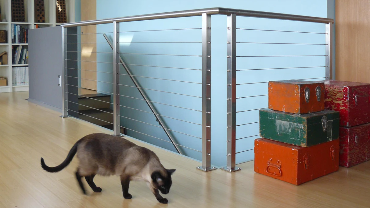 Personalización de pasamanos 316SS, barandilla interior, escalera montada lateral, balcón, Cable DIY, poste de barandilla de alambre