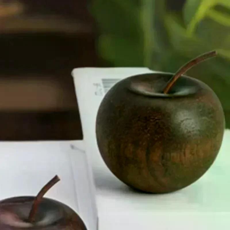 1/3 Set Of Wooden Apple Shaped Essential Oil Diffuser Fragrance Diffuser Suitable For Home Bathroom Car Decoration