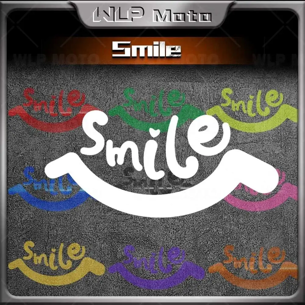 

1 шт. многоцветная виниловая наклейка в форме улыбки-наклейка «сделай сам» для автомобиля, ноутбука, телефона, аксессуары