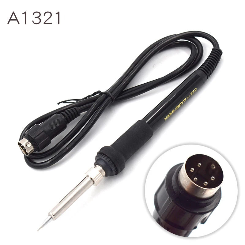 907A Soldering Iron Handle 50W Universal Soldering Stations 1321 907 Electric irons 5 Holes Interface Welding Tools Accessories