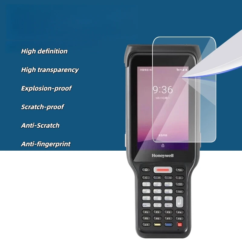 For Honeywell EDA61K / EDA50P Scan Gun 9H Explosion-proof Protective Screen Protector Hardness Tempered Glass Film