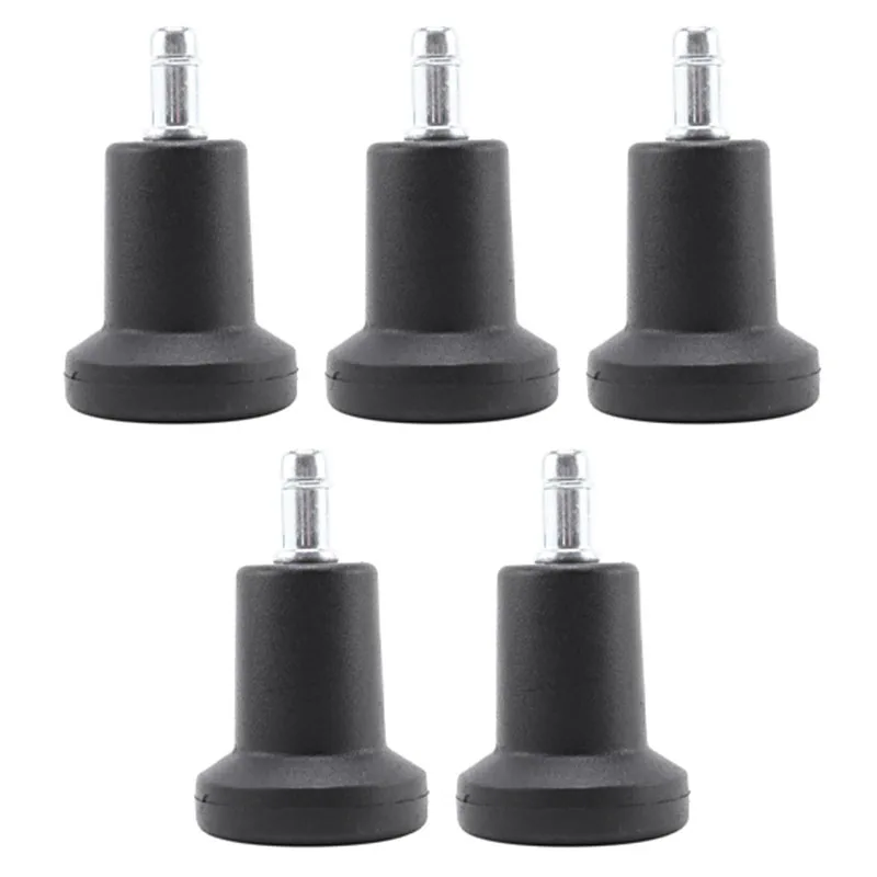 5Pcs Bell Glides Replacement for Office Chair Without Wheels Bar Stool Fixed Stationary Caster Glide High