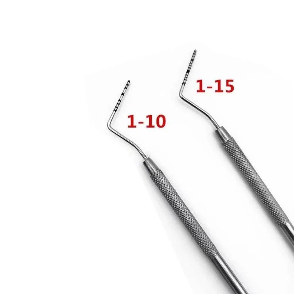 歯科用歯周プローブ 歯科医による歯のクリーニング根管治療用のスケール付き歯内療法機器