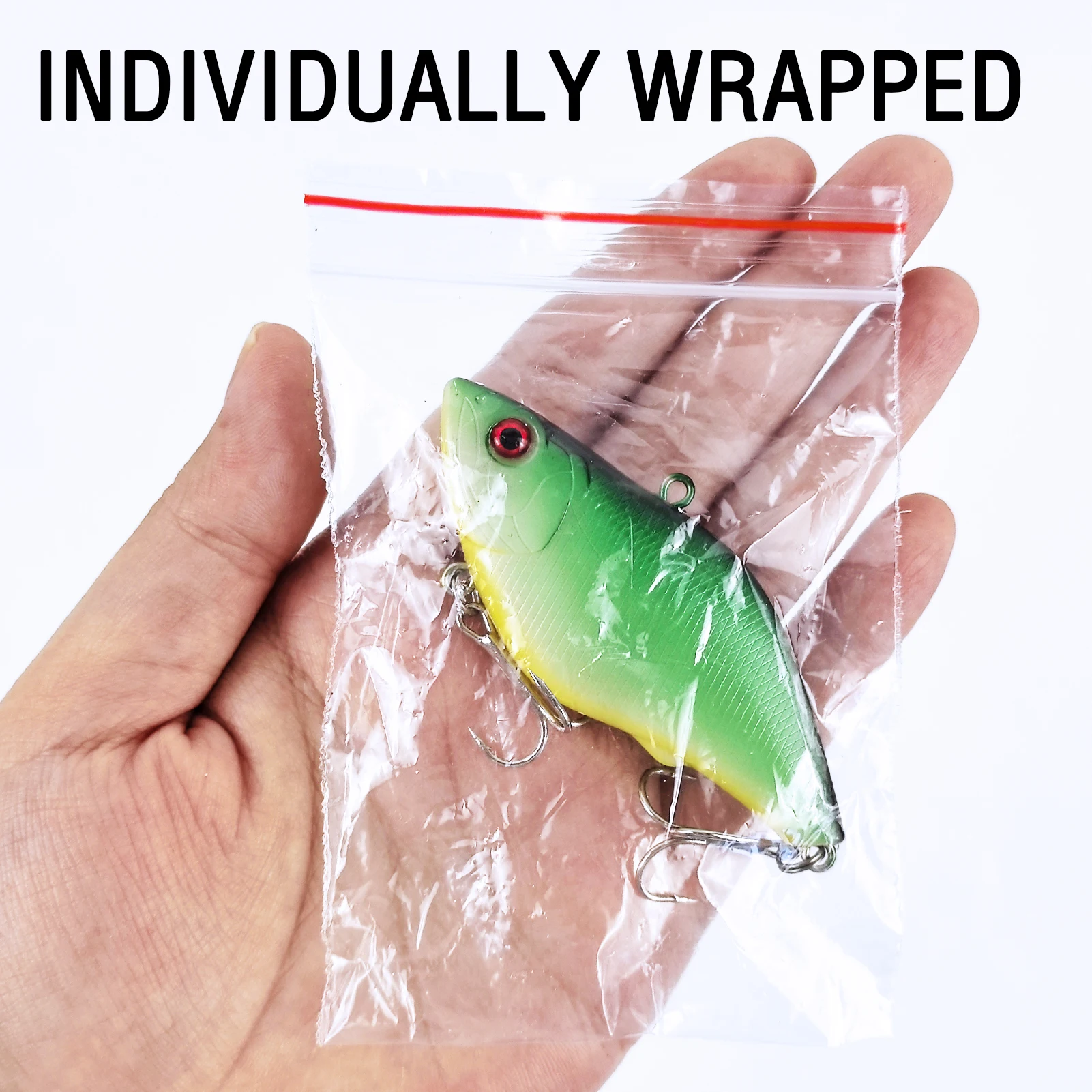 Señuelos VIB FREE FISHER – Cebo duro con triples para trucha y lubina - imagen 4