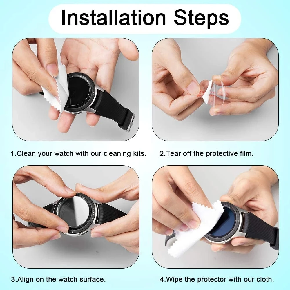 2022 New Tempered Glass Protector for Galaxy Watch 5pro/5/4  Screen Protective Glass Film for Samsung Galaxy Watch 5 4