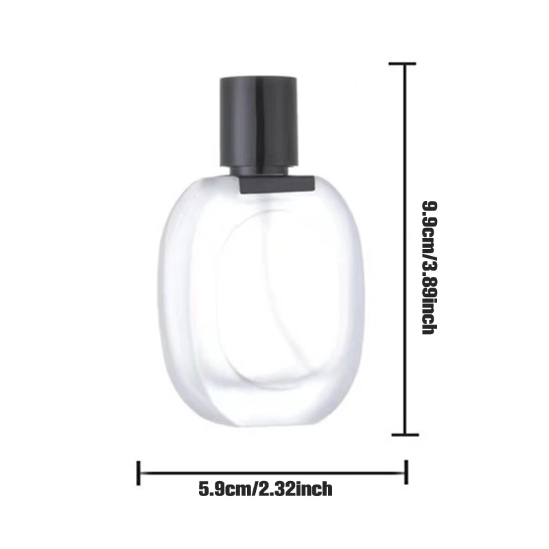 ขวดน้ำหอมแบบพกพา30มล. 1ชิ้นขวดแก้วสเปรย์เปล่าเกรดสูงแทนแบบกดความจุขนาดใหญ่เครื่องสำอางสำหรับท่องเที่ยว