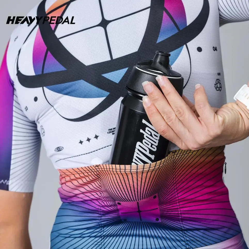 Heavypedal Women Cycling Jersey MTB Jersey 2024 Bicycle Team Cycling Shirts Short Sleeve Bike Wear Summer Bicycle Clothing