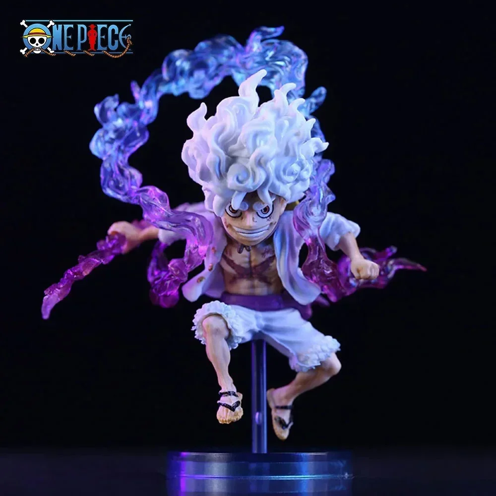 Bandai Anime iece igures Monkey D. Luffy Figures GK Sun God Nika Gear 5 Luffy Action Figure Statue PVC Collection Model Toys