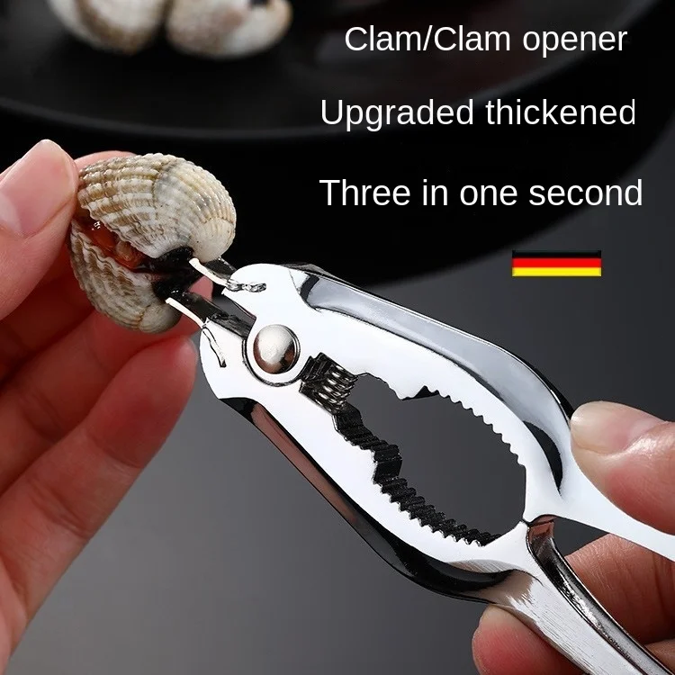 Multi-purpose Clam Opener  Kitchen Clam Opener Walnut Clip Clam Blood Clam Shell Clip