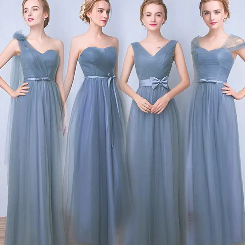 robe-de-demoiselle-d'honneur-en-chiffon-couleur-unie-a-Epaule-unique-tenue-de-performance-Elegante-pour-hotesse-de-banquet-a-col-en-v-double-Epaule-personnalisable
