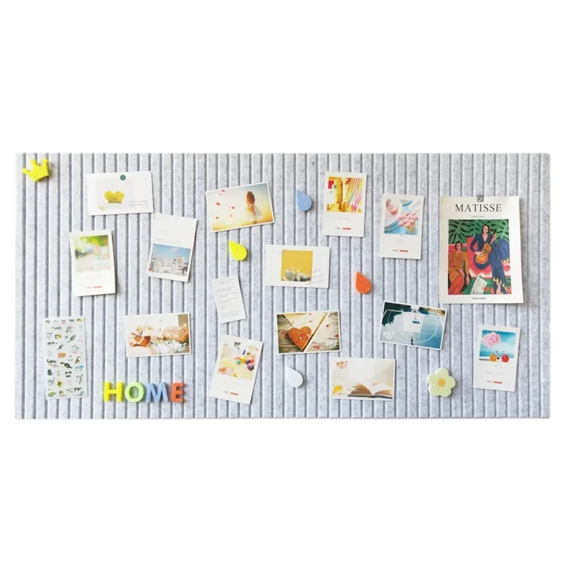 Felt Wall Stickers School Works Display Bulletin Board Office Photo Wall Home Living Room TV Background Wall Decoration