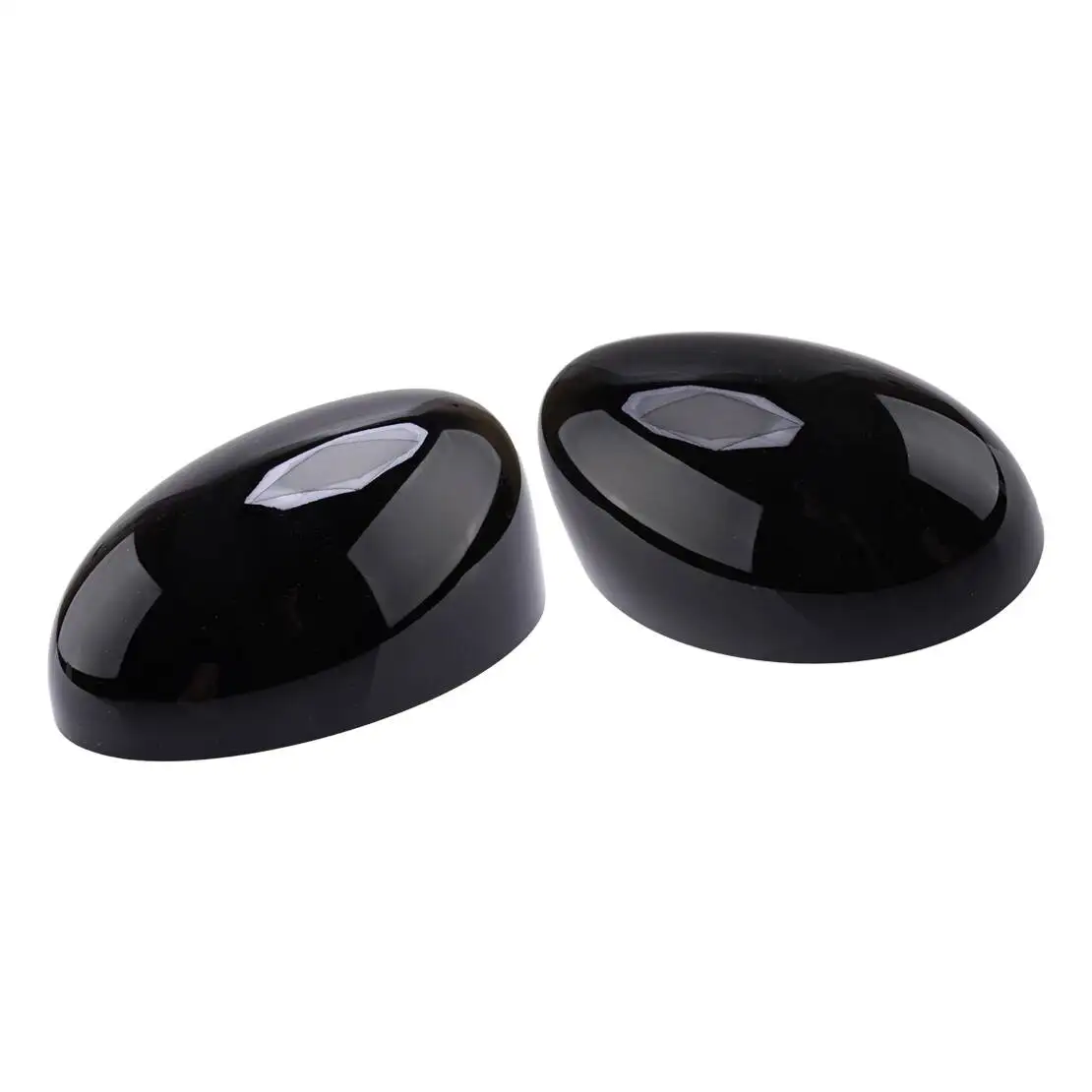 LH+RH Side Door Wing Rearview Mirror Cap Cover Trim 51167030715 51167030716 fit for Mini Cooper R50 R51 R52 R53 2000-2008 ABS